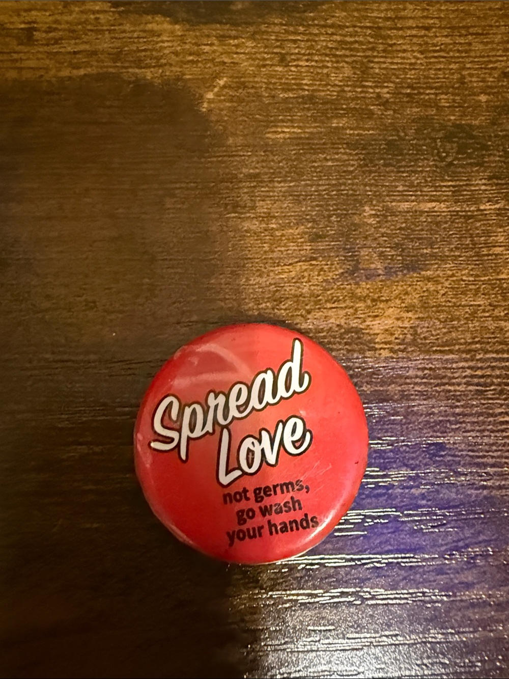 Spread Love Red Pocket Mirror - Home Accents